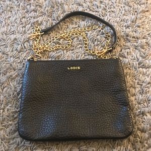 BNWOT Black Lodis Crossbody Bag Purse